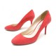 CHAUSSURES PRADA ESCARPINS CORAIL 39 IT 39.5 FR 