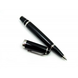 NEUF STYLO ROLLEBALL MONTBLANC BOHEME SANS PIERRE EN RESINE NOIR BOITE PEN 515€