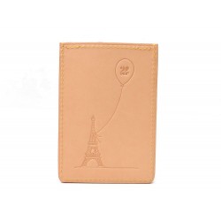 NEUF PORTE CARTES LOUIS VUITTON 24 EIFFEL CUIR 