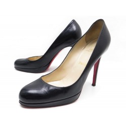 CHAUSSURES CHRISTIAN LOUBOUTIN SIMPLE PUMP ESCARPINS 40 CUIR COURT SHOES 645€