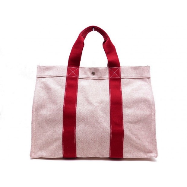 NEUF SAC A MAIN HERMES TOTO DE PLAGE 48 CM ROUGE 