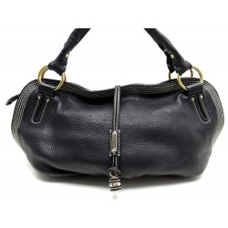 NEUF SAC A MAIN CELINE BITTERSWEET EN CUIR GRAINE NOIR PORTE EPAULE PURSE 1090€