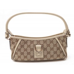 NEUF SAC A MAIN GUCCI EBONY 130939 TOILE MONOGRAMME BEIGE CANVAS HAND BAG 450€