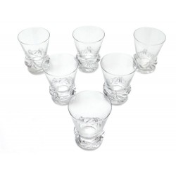 6 VERRE DAUM EN CRISTAL 