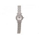 MONTRE BAUME ET MERCIER OR BLANC QUARTZ FEMME DIAMANTS 