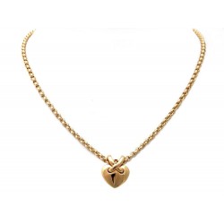 COLLIER PENDENTIF CHAUMET COEUR LIEN PM EN OR JAUNE 18K 