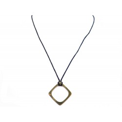 NEUF COLLIER DINH VAN PENDENTIF IMPRESSION 75CM EN OR JAUNE 5.7GR NECKLACE 890€