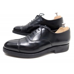 CHAUSSURES JM WESTON 300 9E 43 RICHELIEUX BOUT DROIT CUIR NOIR SHOES BLACK 650€