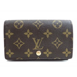 PORTEFEUILLE PORTE MONNAIE LOUIS VUITTON TRESOR EN TOILE MONOGRAM WALLET 510€