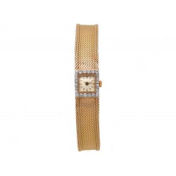 MONTRE FEMME OR 18CT 40.2 GR ET 26 DIAMANTS QUARTZ 