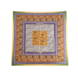 NEUF FOULARD HERMES CHASSE EN INDE EN SOIE ORANGE CARRE 90 CM SILK SCARF 350€