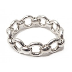 BRACELET HERMES EN ARGENT MAILLE 