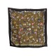 NEUF FOULARD HERMES CHAMPIGNONS ANNE GAVARNI CARRE SOIE MARRON SILK SCARF 350€