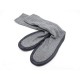 CHAUSSONS CHAUSSETTES HERMES EN CACHEMIRE GRIS