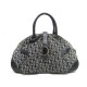 SAC A MAIN CHRISTIAN DIOR DOUBLE SADDLE MONOGRAMME SIGNATURE NOIR HAND BAG 1200€