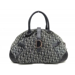 SAC A MAIN CHRISTIAN DIOR DOUBLE SADDLE MONOGRAMME SIGNATURE NOIR HAND BAG 1200€