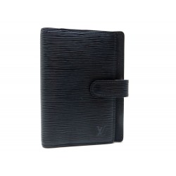 COUVERTURE AGENDA LOUIS VUITTON FONCTIONNEL PM EN CUIR EPI NOIR DIARY BLACK 290€