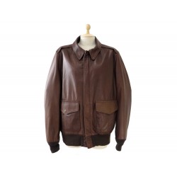 BLOUSON SCHOTT FLIGHT JACKET A-2 48 M EN CUIR MARRON VESTE LEATHER COAT 515€