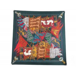 FOULARD HERMES ETENDARDS ET BANIERES SOIE SILK SCARF 