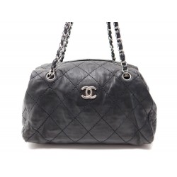 SAC A MAIN CHANEL SIMPLY CUIR GRIS ANTHRACITE