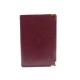 NEUF PORTEFEUILLE MUST DE CARTIER EN CUIR BORDEAUX PORTE CARTES WALLET 440€