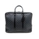 SACOCHE CARTABLE LOUIS VUITTON EN TOILE DAMIER GRAPHITE 