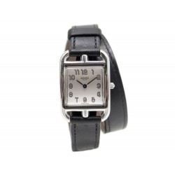 MONTRE HERMES CAPE COD PM DOUBLE TOUR CC1-210 EN ACIER 