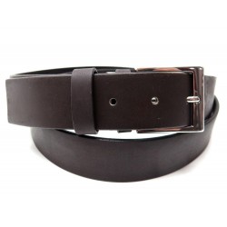 CEINTURE LANVIN T110 XXL EN CUIR MARRON BOUCLE EN METAL BELT BROWN LEATHER 250€