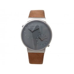 NEUF MONTRE SKAGEN ANCHER SKW6190 40 MM QUARTZ ACIER BROSSE & BROWN LEATHER 190€