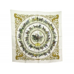 NEUF FOULARD HERMES HOMMAGE A CENTRAL PARK LEDOUX CARRE 70 CM SOIE SCARF 265€