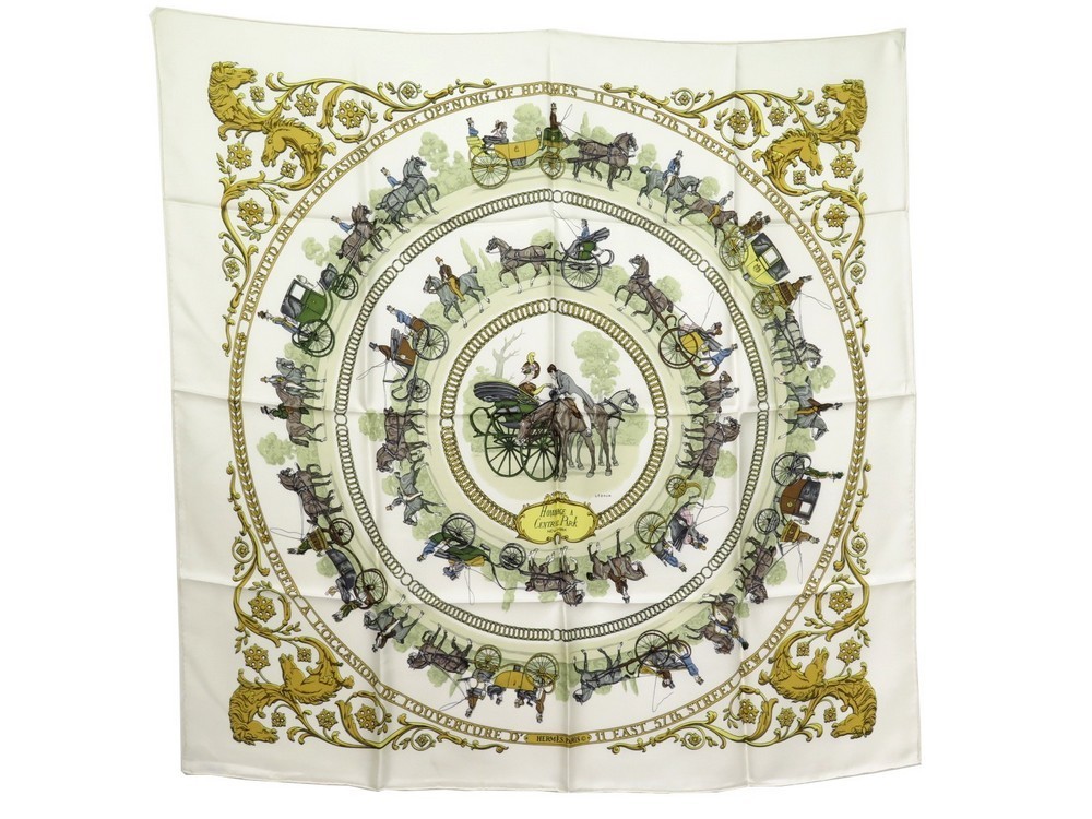 hermes central park scarf