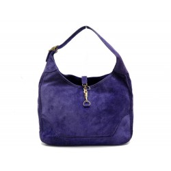 VINTAGE SAC A MAIN HERMES TRIM VIOLET 