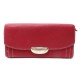 PORTEFEUILLE LANCEL ADJANI CUIR ROUGE 