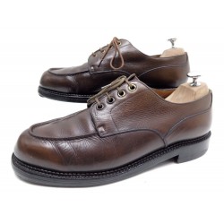 CHAUSSURES JM WESTON LE GOLF 841 8.5E 42.5 DERBY EN CUIR MARRON BROWN SHOES 670€