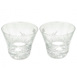 NEUF LOT DE 2 VERRES BACCARAT GOBELETS EVERYDAY EN CRISTAL TRANSPARENT GLASSES