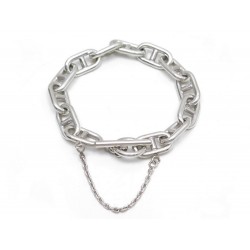 BRACELET MOTIFS CHAINE D'ANCRE 13 MAILLONS 20CM 41GR EN ARGENT MASSIF 925 SILVER