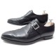 CHAUSSURES CROCKETT & JONES MORGAN 9.5E 44.5 MOCASSINS A BOUCLE CUIR NOIR 525€