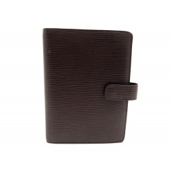 COUVERTURE AGENDA FONCTIONNEL MM LOUIS VUITTON CUIR EPI MARRON DIARY COVER 470€