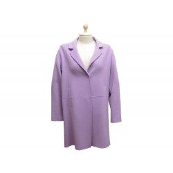 NEUF MANTEAU HUGO BOSS TAILLE 38 M EN LAINE VIOLET LAVANDE COAT WOOL PURPLE 600€