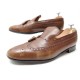 MOCASSINS JM WESTON A PAMPILLES 9.5D 43.5 CUIR GOLD 