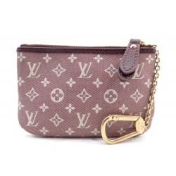 NEUF POCHETTE CLES LOUIS VUITTON MONOGRAM IDYLLE MINI LIN SEPIA KEY HOLDER 245€