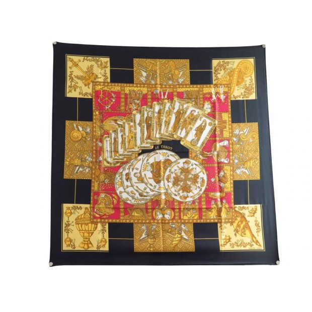 NEUF FOULARD HERMES TAROT 