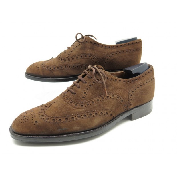 CHAUSSURES CHURCH'S BUCK RICHELIEU 7.5F 41.5 MARRON + EMBAUCHOIRS JM WESTON 700€