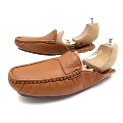 NEUF CHAUSSURES JOHN LOBB KIT DE VOYAGE CHAUSSONS 40 CUIR D'AGNEAU SLIPPERS 470€