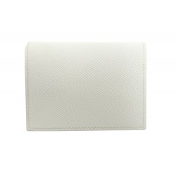 PORTE AGENDA HERMES CUIR COURCHEVEL BLANC PM 