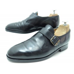 CHAUSSURES JM WESTON 531 DERBY A BOUCLE 6E 40 LARGE 40.5 EN CUIR NOIR SHOES 670€