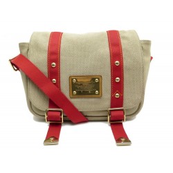 SAC A MAIN LOUIS VUITTON ANTIGA BANDOULIERE BESACE EN TOILE BEIGE HAND BAG 850€