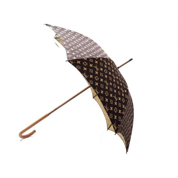 Louis VUITTON Parapluie homme en toile monogram, manch…