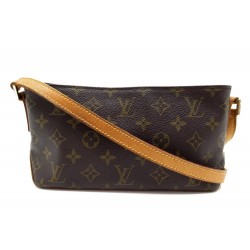 SAC A MAIN LOUIS VUITTON TROTTEUR BANDOULIERE EN TOILE MONOGRAM MARRON BAG 650€