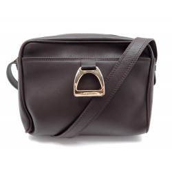 SAC A MAIN LANCEL CUIR MARRON 